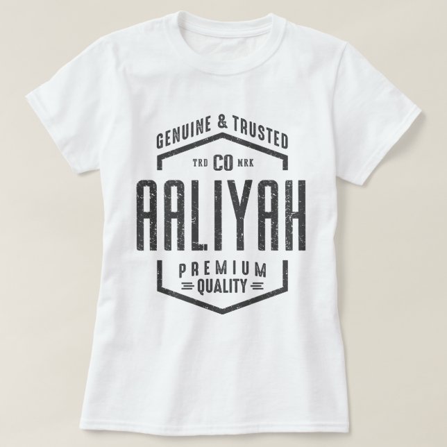 Camiseta Aaliyah (Frente do Design)