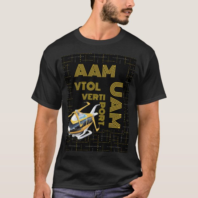 CAMISETA AAM VTOL VERTIPORT UAM (Frente)