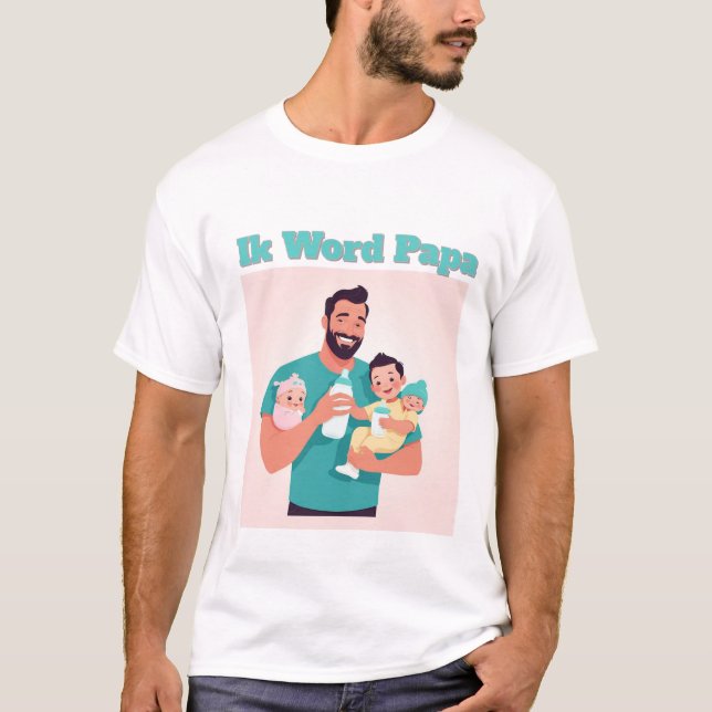 Camiseta Aankondiging Ik Word Papa - Stoer Zwangerschap Des (Frente)