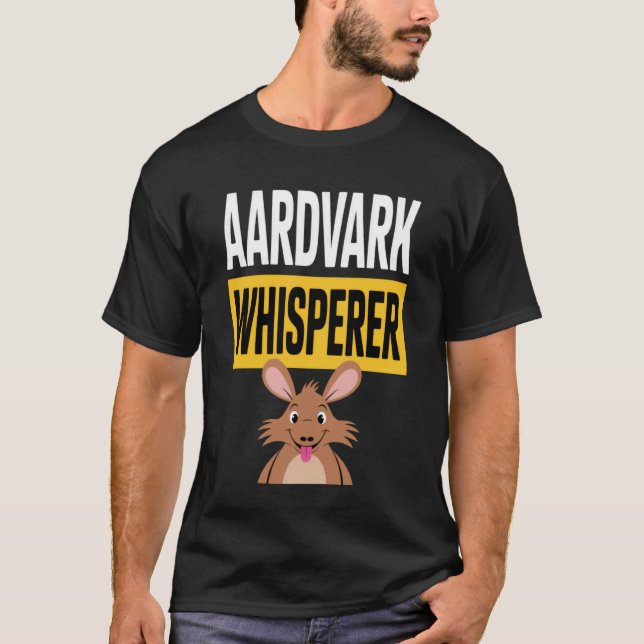 Camiseta Aardvark Whisperer for Animal Lovers in a Humorous (Frente)