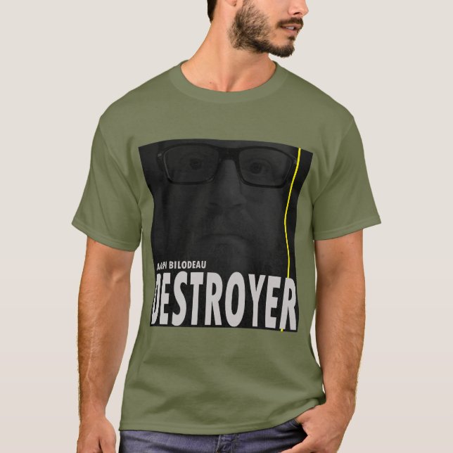Camiseta Aaron Bilodeau DESTROYER Frente e cobrir traseiro (Frente)