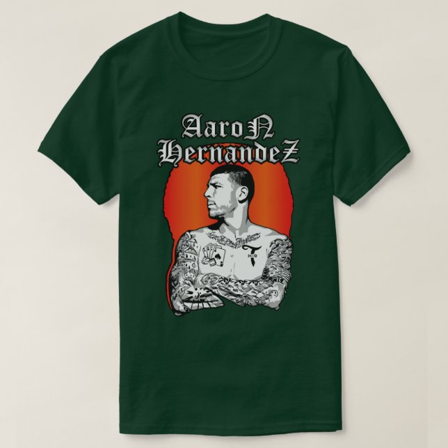 Camiseta AARON Hernandez Classic T Shirt TeeNbspShirt I Lov (Frente do Design)