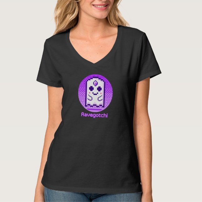 Camiseta Aavegotchi GHST  Aave Crypto NFT Token Não Fungíve (Frente)