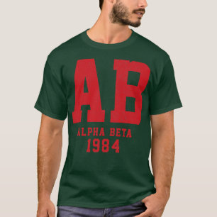 Camiseta AB Alpha Beta 1984 Vintage fraternity Revenge of t