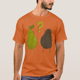 Camiseta abacado de pera confuso