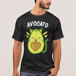 Camiseta Abacate Abacate Gato Abacate Vegano
