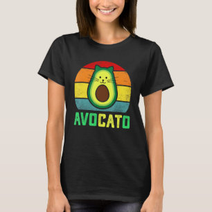 Camiseta Abacate Abacate Gato Meme Fofo Vegano Divertido