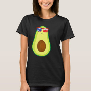 Camiseta Abacate Americado 4 De Julho Bandeira Americana Pa