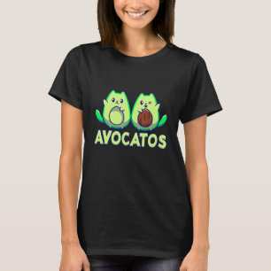 Camiseta Abacate Avogato Gato Vegan Avocatos Guacamole Frut