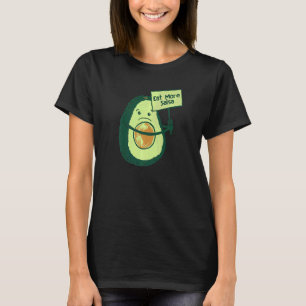 Camiseta Abacate Coma Mais Salsa Comida Vegana Crianças M