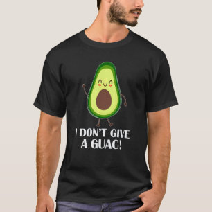 Camiseta Abacate Engraçado Eu Não Dou Um Guac Vegano