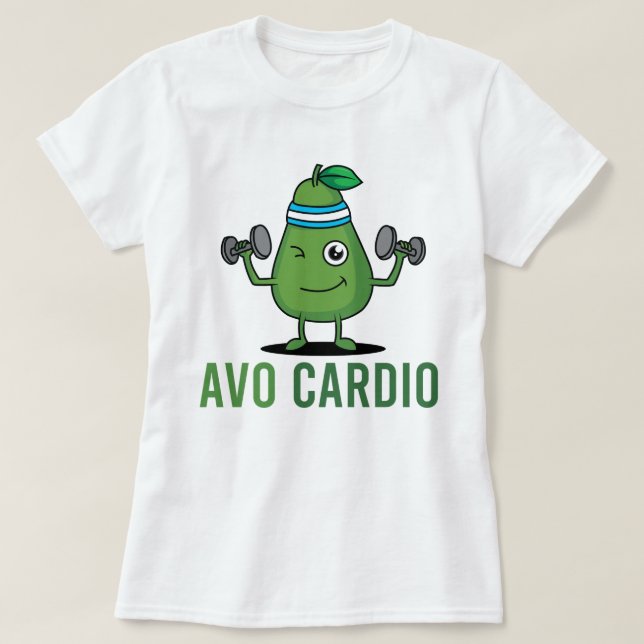 Camiseta Abacate Fitness (Frente do Design)