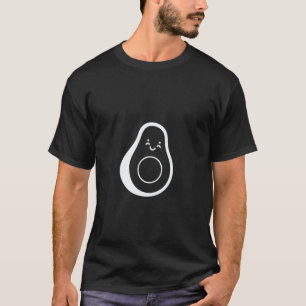 Camiseta Abacate Fofo na Bolsa de Alimentos Veganos Abacate