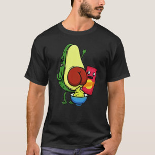Camiseta Abacate Jogo de Palavras Saudável Hábitos Alimenta