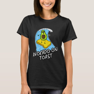 Camiseta Abacate No Torrada Surfando Alimentação Saudável S