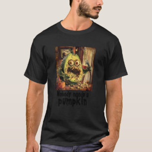 Camiseta Abacate Sinistro em Abóbora, Halloween, Abacate