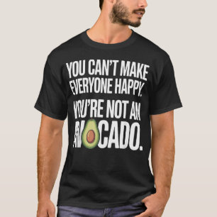Camiseta Abacate Vegetariano Engraçado