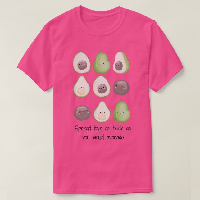 Camiseta Abacates Cujos Apaixonados (Frente do Design)