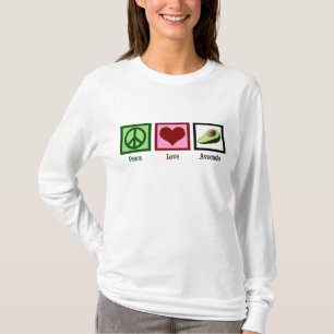 Camiseta Abacates do amor da paz