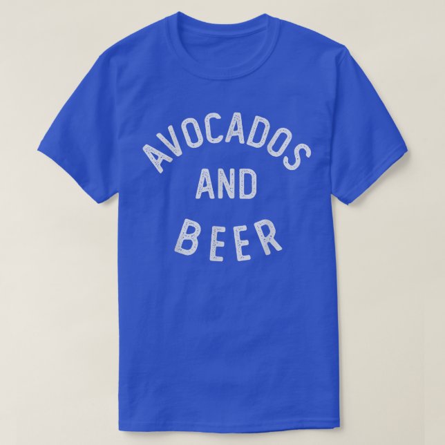 Camiseta Abacates e Cerveja (Frente do Design)