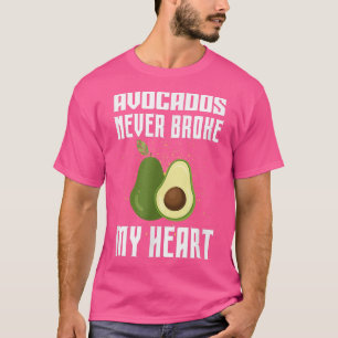 Camiseta Abacates Nunca Quebrou Meu Coração Vegetariano Veg