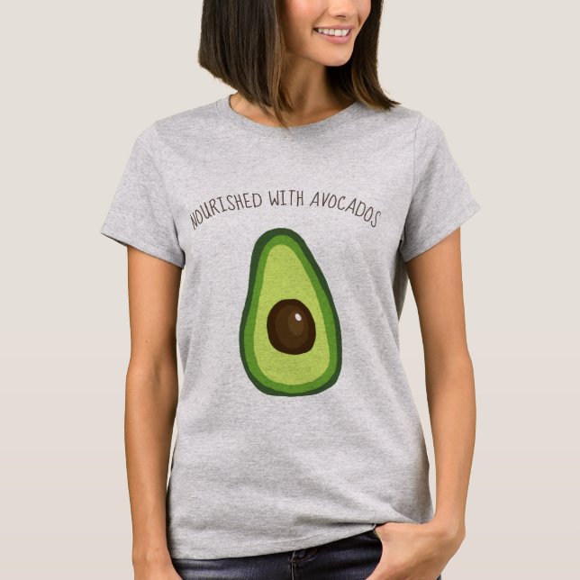 Camiseta Abacates nutridos (Frente)