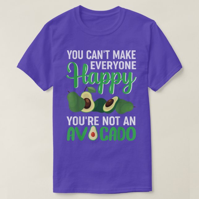 Camiseta Abacates Vegetarian Vegan Comida Avocado Quote (Frente do Design)