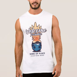 Camiseta Abacaxi - Bem-vindo à roupa de texto personalizada