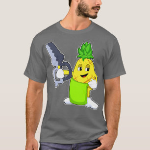 Camiseta Abacaxi como cabeceira com tesoura Razor