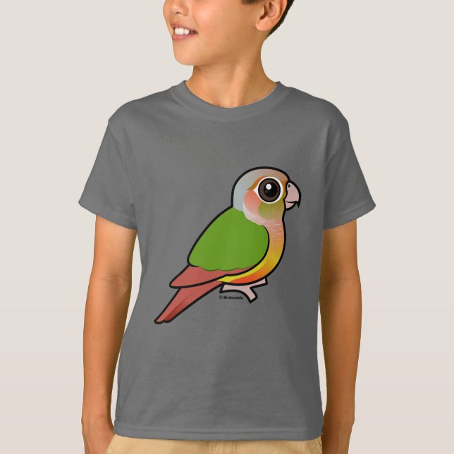 Camiseta Abacaxi Conure Verde-cheeked de Birdorable (Frente)