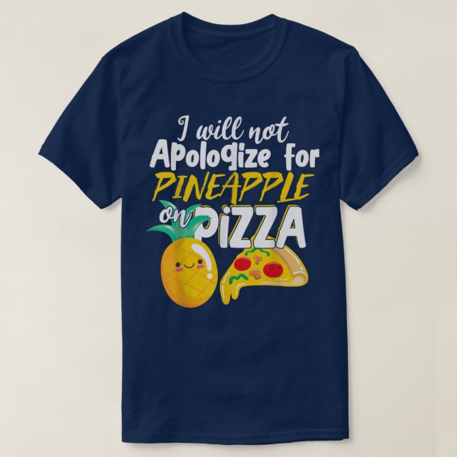 Camiseta Abacaxi Cuja Pizza Pizzeria T-Shirt (Frente do Design)