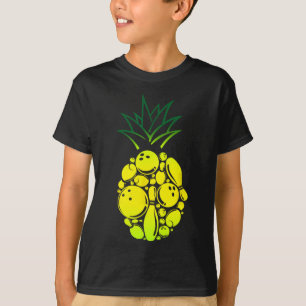 Camiseta Abacaxi de Boliche engraçado