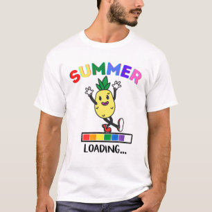 Camiseta Abacaxi-de-dança engraçada Abacaxi-de-Verão