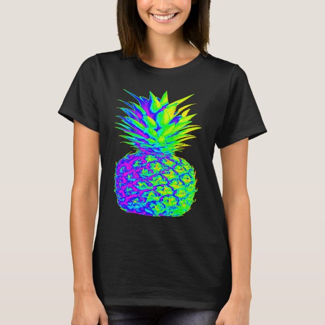 Camiseta Abacaxi do Festival EDM Rave (Frente)
