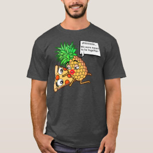 Camiseta Abacaxi Engraçado Na Pizza