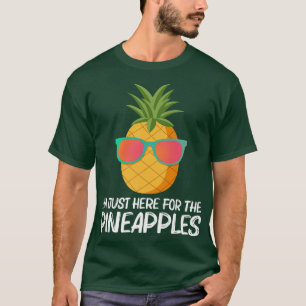 Camiseta Abacaxi Engraçado Para Homens Cães De Verão Sw