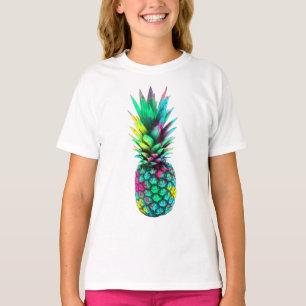 Camiseta abacaxi exótico da fruta