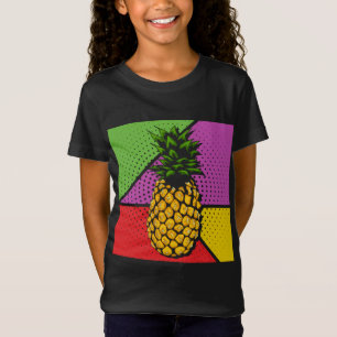 Camiseta Abacaxi Exótico de Abacaxi de Fruta de Verão