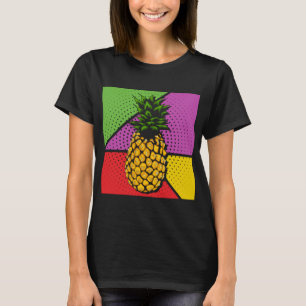 Camiseta Abacaxi Exótico de Abacaxi de Fruta de Verão