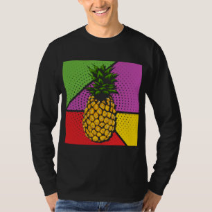 Camiseta Abacaxi Exótico de Abacaxi de Fruta de Verão