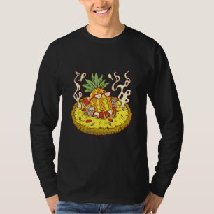 Camiseta Abacaxi gelado em uma Pizza Havaiana