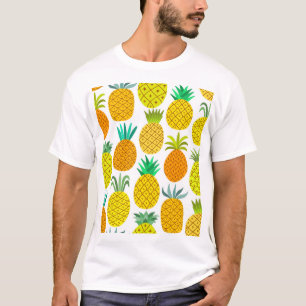 Camiseta Abacaxi Isolado: Padrão Invisível Da Vintagem.