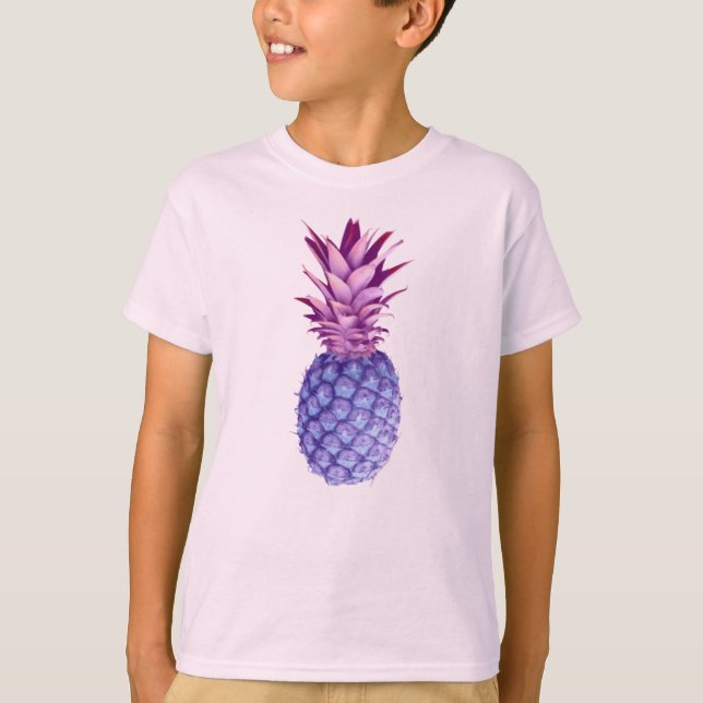 Camiseta Abacaxi Liloso e Rosa (Frente)