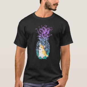 Camiseta Abacaxi Melhor Mãe Corgi Aniversário Fruta Tropica