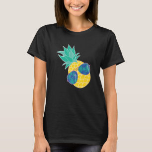 Camiseta Abacaxi Óculos de sol Aloha Beaches Hipster Havaí