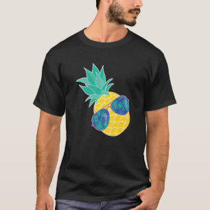 Camiseta Abacaxi Óculos de sol Aloha Beaches Hipster Havaí