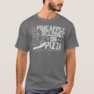 Camiseta Abacaxi Pertence À Pizza Dizendo Humor Havaí 45