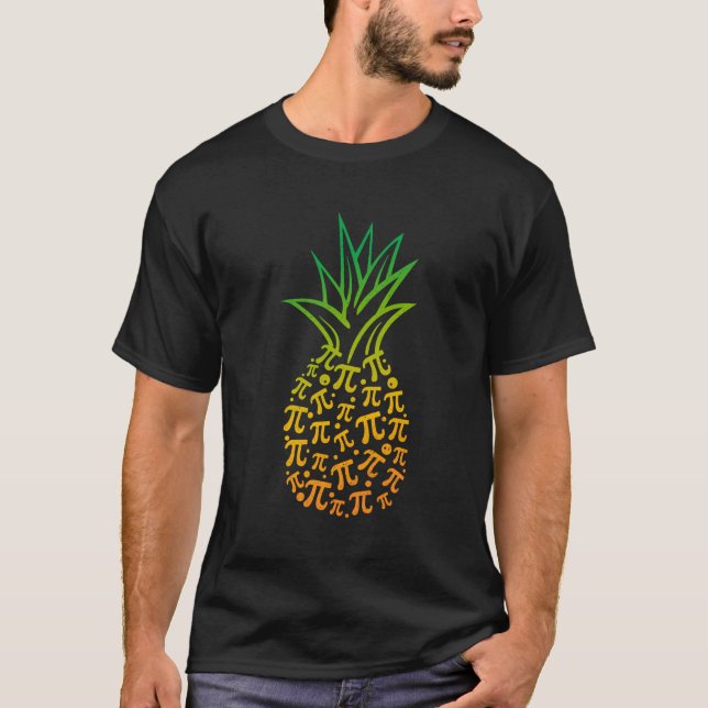 Camiseta Abacaxi Pi Day - 314 Ruas De Professores De Matemá (Frente)