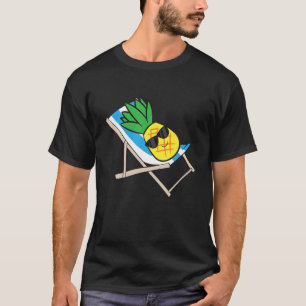 Camiseta Abacaxi Relaxando Abacaxi Fruta Ama Ananás