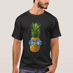 Camiseta Abacaxi Sunglass Aloha Beaches Havaí Havaí